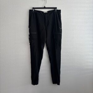 Skaist Taylor Black 100% Silk CargoTrouser Pant -  Size 4